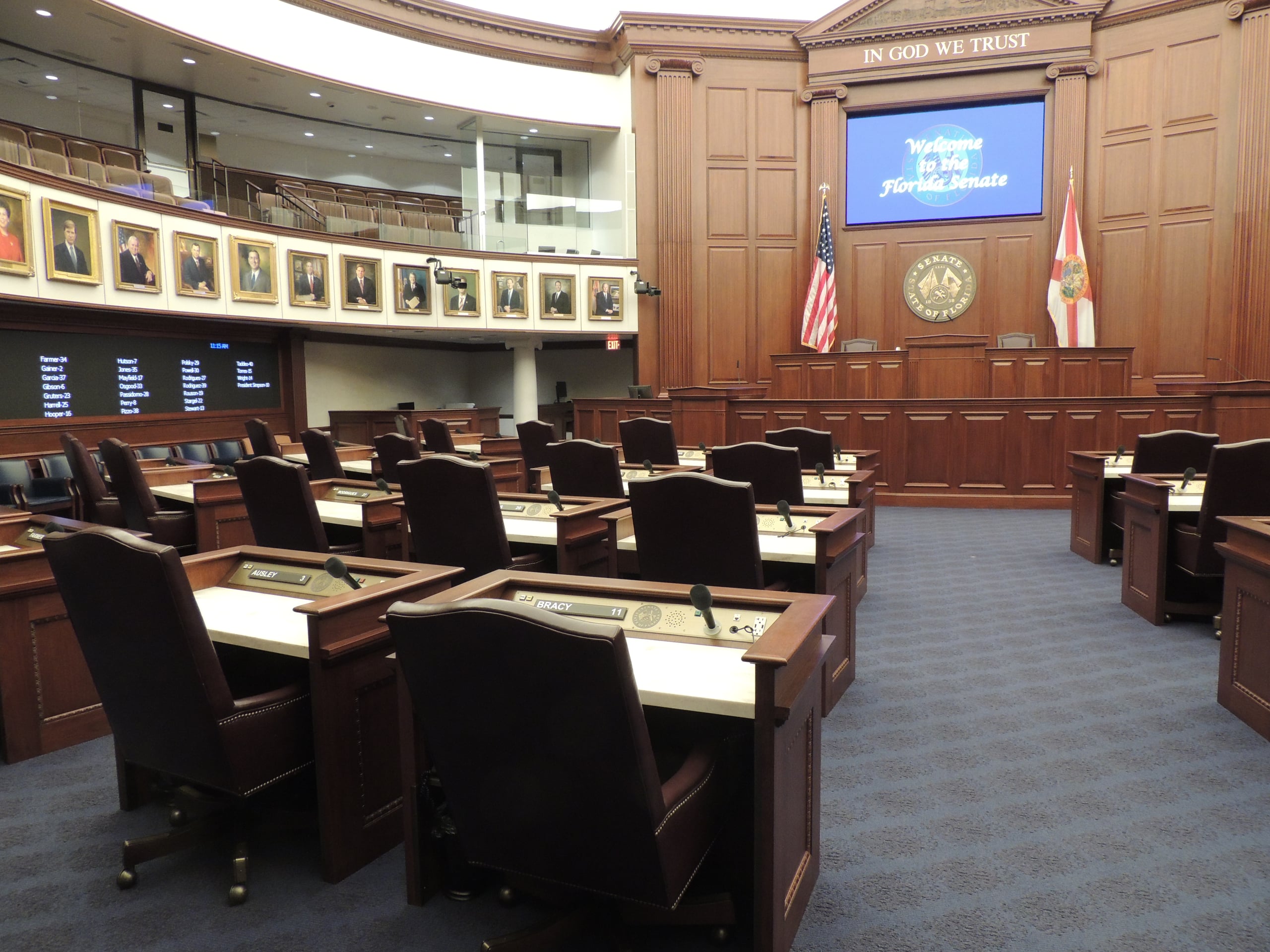 Edifício do Capitólio Estadual da Flórida, em Tallahassee, sede do Legislativo estadual.